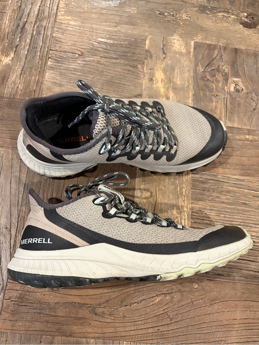 Merrell Bravada Mesh Trail Hiking Shoes Aluminum Gray Women's Size 8